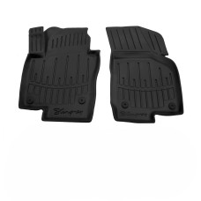 Передні 3D килимки для Volkswagen Jetta VI (A6) 2010-2018 / Високий борт