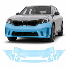 Антигравийная защитная бронепленка по лекалам для BMW iX3 NA5 2025- передний бампер
