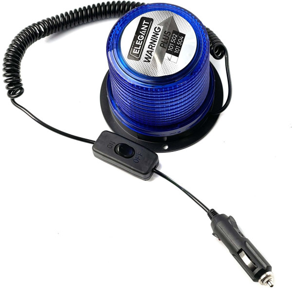 Маячок Проблисковий Мигалка 12-24V 30 LED 2835 SMD Синя (EL 101 502)