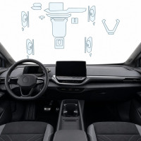 Набор Пленок защитных для салона Volkswagen ID.4 2020- TPH (Кансоли Дисплея Ручек)