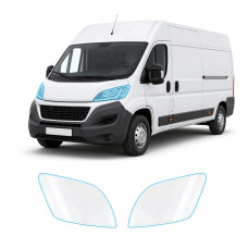 Антигравійна захисна бронеплівка за лекалами для Fiat Ducato III 2006- оптика (фари та ПТФ)
