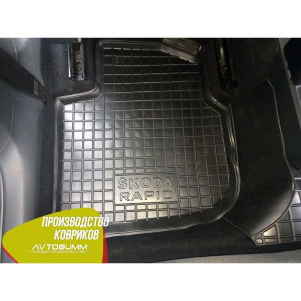 Автомобильные коврики в салон Skoda Rapid 2013- Avto-Gumm