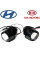 Противотуманные фары LED для Hyundai / Kia 2.0 45W 6000K Универсальные Белый Свет (GTW-G38)