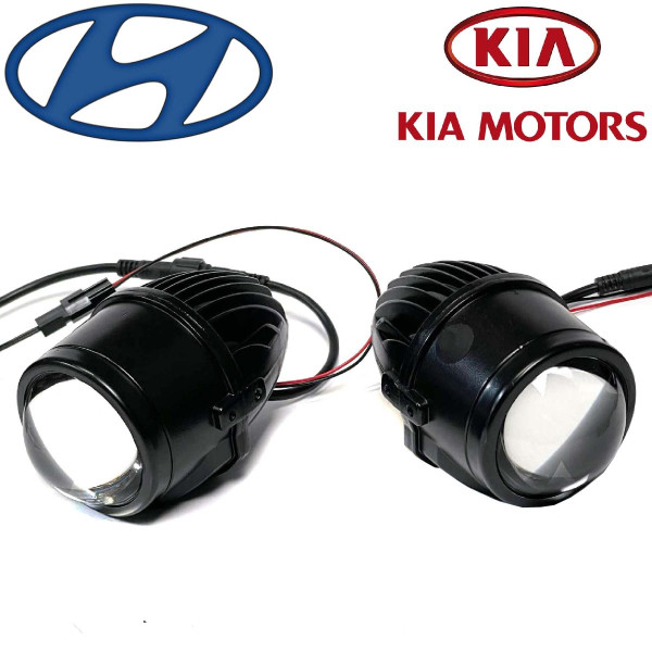 Противотуманные фары LED для Hyundai / Kia 2.0 45W 6000K Универсальные Белый Свет (GTW-G38)