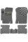 Коврики в салон EVA для Hyundai Accent III (Verna) 2006-2010 с подпятником Серые 5 шт