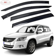 Дефлектори вікон вітровики HIC для Volkswagen Tiguan 2007-2015 Оригінал (VW26)