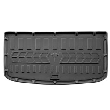 Коврик в багажник 3D для Volkswagen ID.6 2021- (5 или 7 мест) верхняя полка Высокий борт