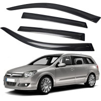 Дефлекторы окон ветровики для Opel Astra H 2004-2009 Универсал Acrylic