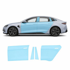 Антигравийная защитная бронепленка по лекалам для BYD Seal I 2022-2024 - зоны дверей и стойки окон