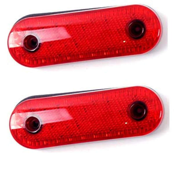 LED Габарит Thoc Auto 115 х 40 мм 12/24V 24 діодів Червоний (ТН-2423) 2 шт
