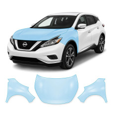 Антигравийная защитная бронепленка по лекалам для Nissan Murano Z52 2015-2019 - капот и передние крылья