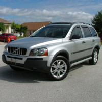 Дефлекторы окон ветровики Volvo XC-90 2003-2014 Fly