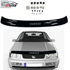 Дефлектор капоту мухобійка Volkswagen Passat B4 1991-1997 Євро Кріплення (Vip Tuning) VW03