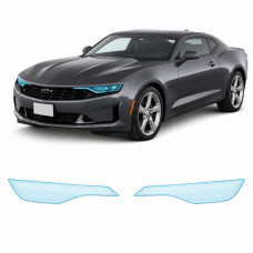 Антигравійна захисна бронеплівка за лекалами для Chevrolet Camaro VI facelift 2019-2024 - оптика (фари та ПТФ)