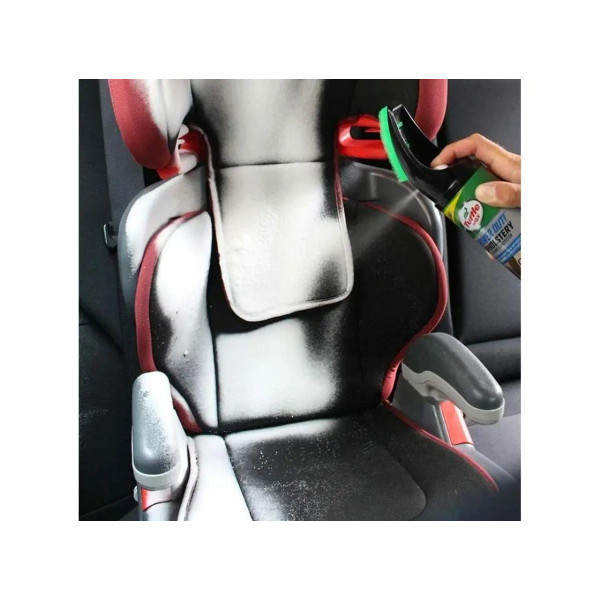 Пінна суха хімчистка оббивки зі щіткою Turtle Wax Power Out Upholstery Cleaner Odor-X 400 мл (GL 52893/18706)