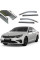 Дефлектори вікон вітровики Benke для Kia Optima K5 JF 2015-2019 Хром Молдинг Нержавіюча сталь 3D (BKAK51623-W/S)