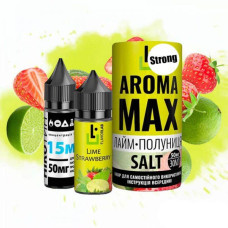 Рідина Самозаміс Flavorlab Aroma MAX  30мл 50мг Lime Strawberry Лайм Полуниця 