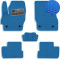 Коврики в салон EVA для Mazda 3 II BL SD/HB 2009-2013 с подпятником Синие 5 шт