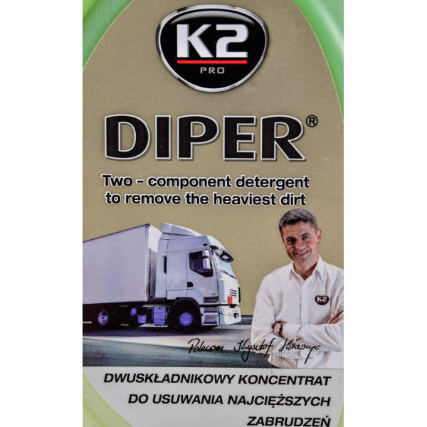Пена активная для бесконтактной мойки K2 Diper PRO 1L 1:5 Оригинал (M802)