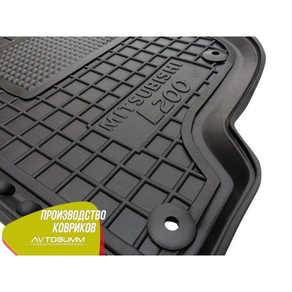 Водительский коврик в салон Mitsubishi L200 2006- (Avto-Gumm)