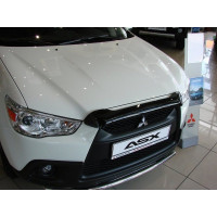 Дефлектор капота мухобойка Mitsubishi ASX 2010-2013, короткий