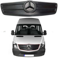 Зимова накладка на решітку радіатора Merсedes Sprinter 2014-2018 Мат (AutoElement)