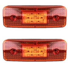 Габарит прямокутний 115х40 мм 12/24V Led 9 діодів Помаранчевий 2 шт (TH 931)