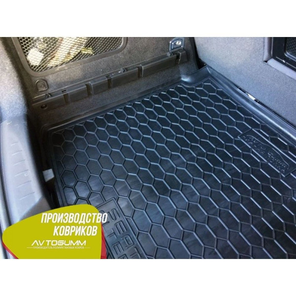 Автомобильный коврик в багажник Seat Altea 2004- нижняя полка / Резиновый (Avto-Gumm)