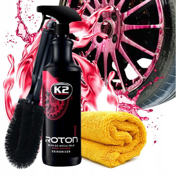 Набор автомобилиста по уходу за Дисками и Колесами авто K2 Roton PRO Профессиональный 3 шт