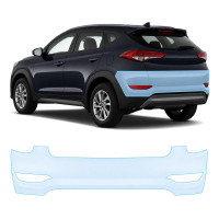 Антигравійна захисна бронеплівка за лекалами для Hyundai Tucson TL 2015-2018 - задній бампер