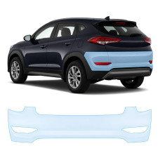 Антигравийная защитная бронепленка по лекалам для Hyundai Tucson TL 2015-2018 - задний бампер