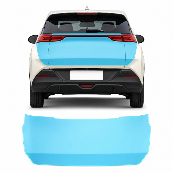 Антигравийная защитная бронепленка по лекалам для BYD Seagull (Dolphin Surf) I 2023- зона крышки багажника