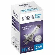 Автолампа галогенна Brevia Power Duty / H7 / 70W / 24V / 1 шт (24070PDC)