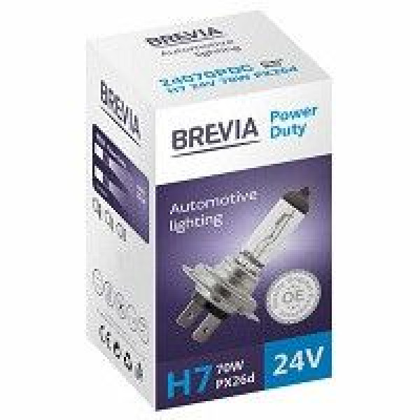 Автолампа галогенна Brevia Power Duty / H7 / 70W / 24V / 1 шт (24070PDC)