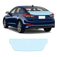 Антигравийная защитная бронепленка по лекалам для Hyundai Elantra AD 2015-2018 - зона крышки багажника