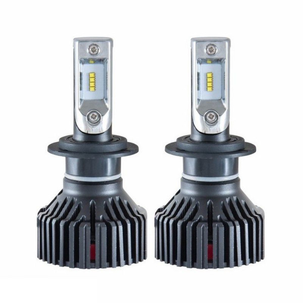 LED лампи автомобільні Solar H7 12/24V 8000Lm 60W 6000K IP67 радіатор та кулер 2 шт (8307)