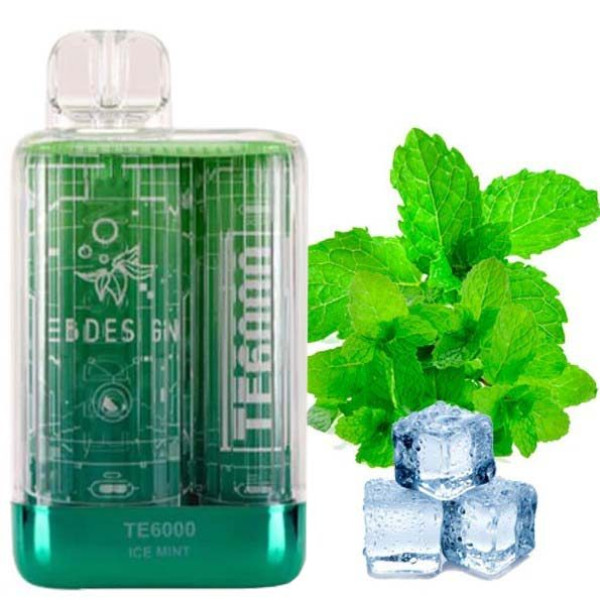Elf Bar TE6000 Премиум POD 4% Ice Mint Ледяная Мята
