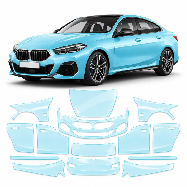 Антигравийная защитная бронепленка по лекалам для BMW 2 Series Gran Coupe F44 2019-2024 - полный кузов