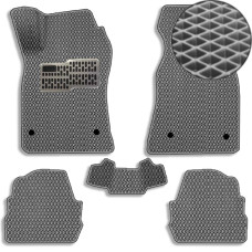3D EVA Килимки в салон для Audi A6 (C5) 1997-2004 З підп'ятником Сірі 5 шт
