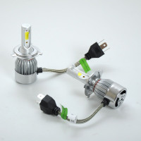 LED лампы автомобильные H4 радиатор+кулер 3800Lm C6L / COB / 36W / 5000K / IP65 / 9-32V 2шт