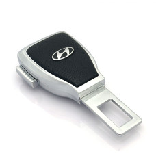 Заглушка переходник ремня безопасности с логотипом Hyundai 1 шт