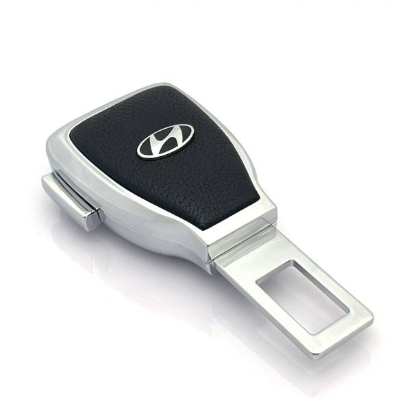 Заглушка переходник ремня безопасности с логотипом Hyundai 1 шт
