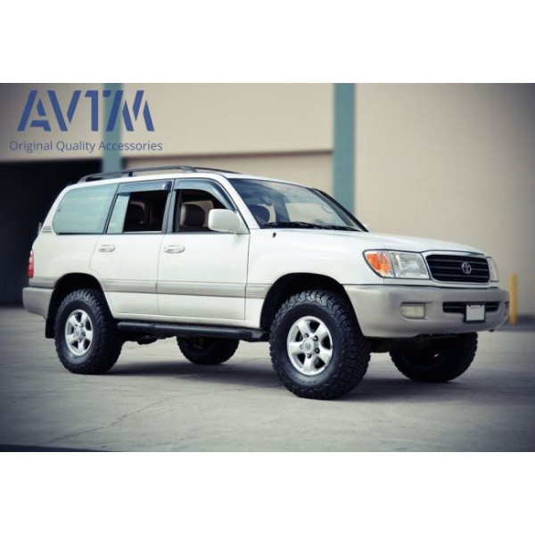 Дефлектори вікон вітровики для Toyota Land Cruiser 100/Lexus LX470 1997-2007 (широкі)