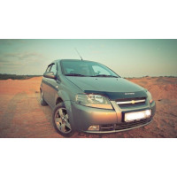 Дефлектор капота мухобойка Chevrolet Aveo 2003-2006 седан хэтчбек