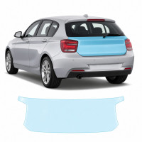 Антигравийная защитная бронепленка по лекалам для BMW 1 Series F20 2011-2015 - зона крышки багажника