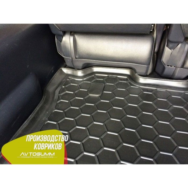 Автомобильный коврик в багажник Mitsubishi Pajero Wagon 3/4 99-/07- / Резиновый (Avto-Gumm)