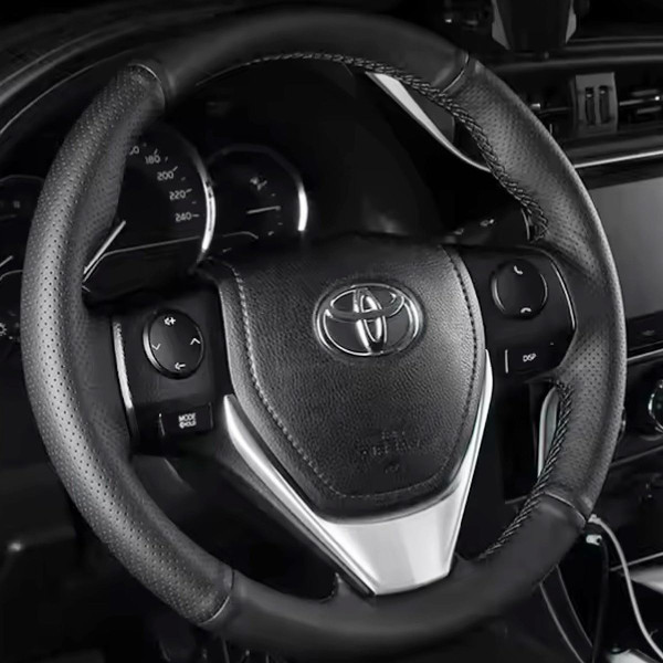 Чохол Обплетення Керма для Toyota Rav-4 / Corolla 2013-2018 Шкіра (Модельна Викрійка)