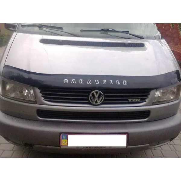 Дефлектор капоту мухобійка Volkswagen T4 1998-2003 Caravelle Multivan (Vip Tuning) VW08