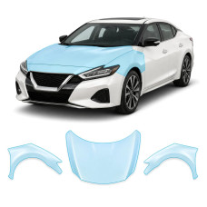Антигравійна захисна бронеплівка за лекалами для Nissan Maxima A36 facelift 2019-2023 - капот і передні крила