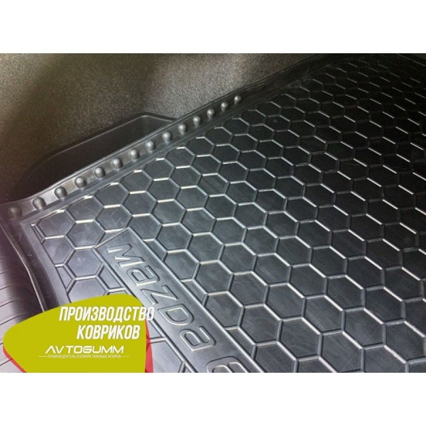 Автомобильный коврик в багажник Mazda 6 2013- Sedan / Резиновый (Avto-Gumm)